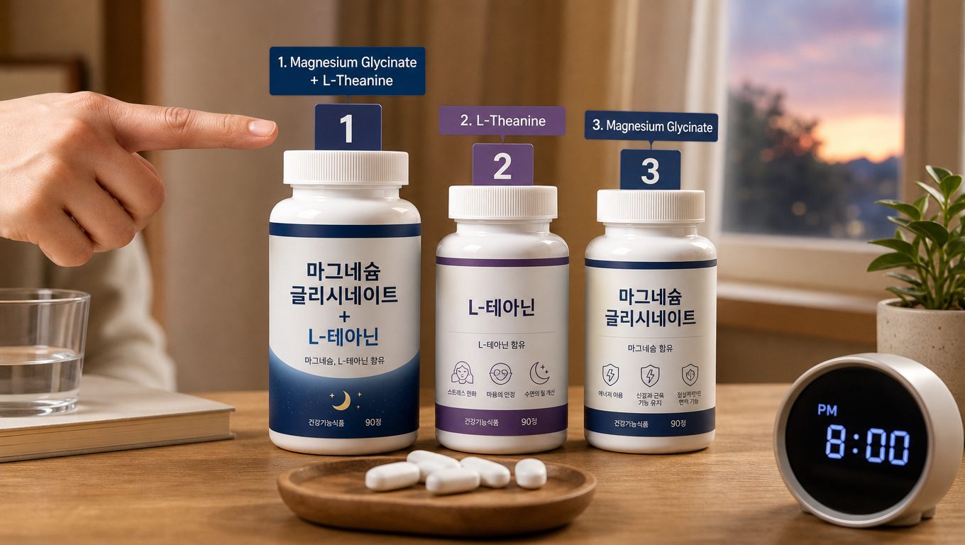 수면 영양제 추천 시 확인할 성분과 복용 타이밍